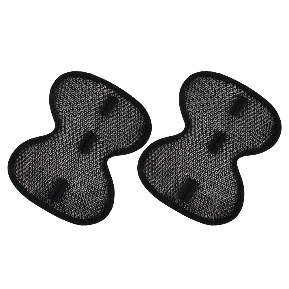 

2 Pcs Breathable Padding for Motorcycle Bike Electric Bicycles Protective Cushion Black Prevention Easy