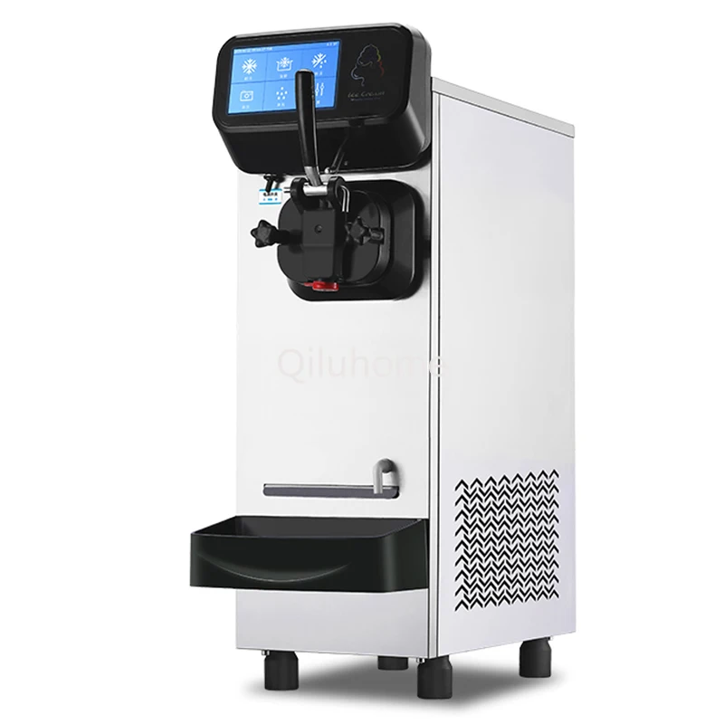 Sundae Ice cream machine 18-21L/H ice cream machine Commercial small automatic ice cream machine booth table