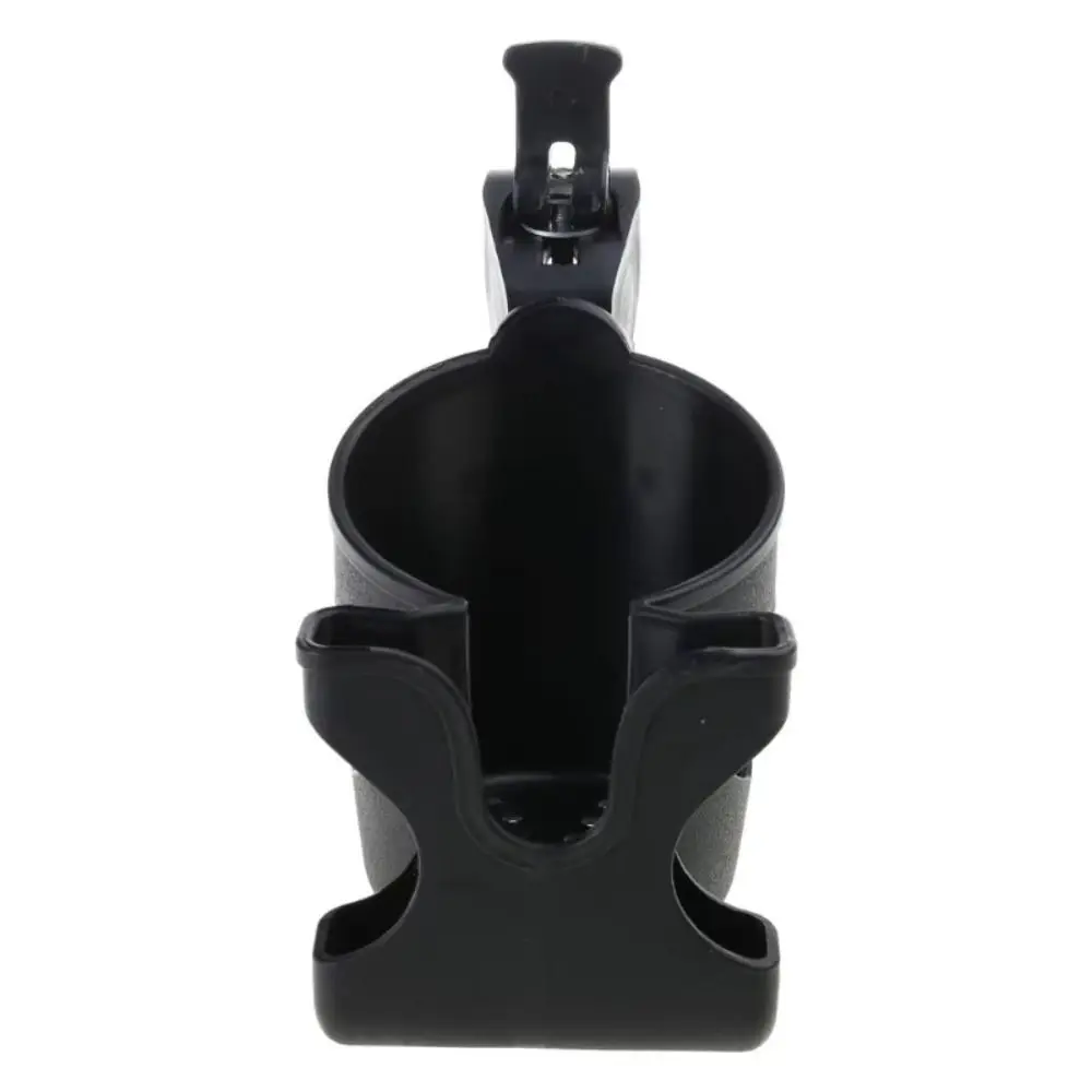 Baby Stroller Water Cup Holder 2-in-1 Baby Pram Milk Bottle Rack Black White Multi-function Mobile Phone Holder