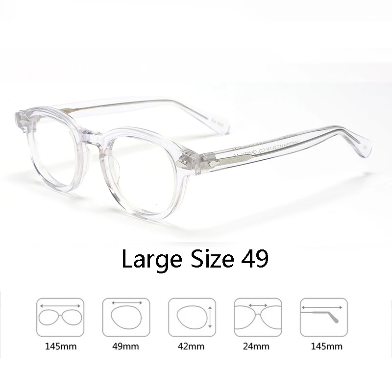 Johnny Depp Style Acetate Spectacle Frame