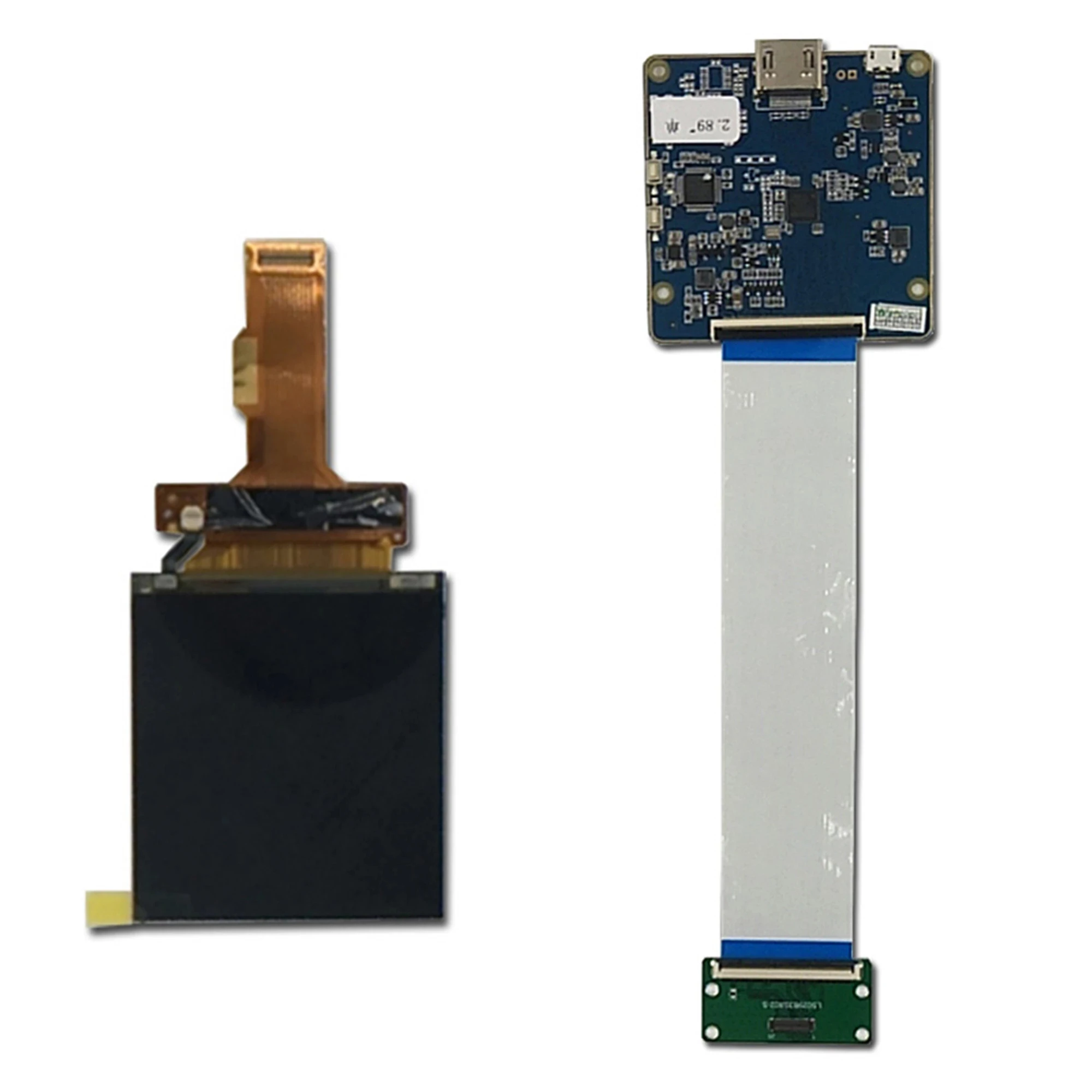 LS029B3SX02 90 هرتز VR لوحة 2.9 بوصة 1440x1440 2K VR عرض مع لوحة للقيادة MIPI لمشروع VR AR