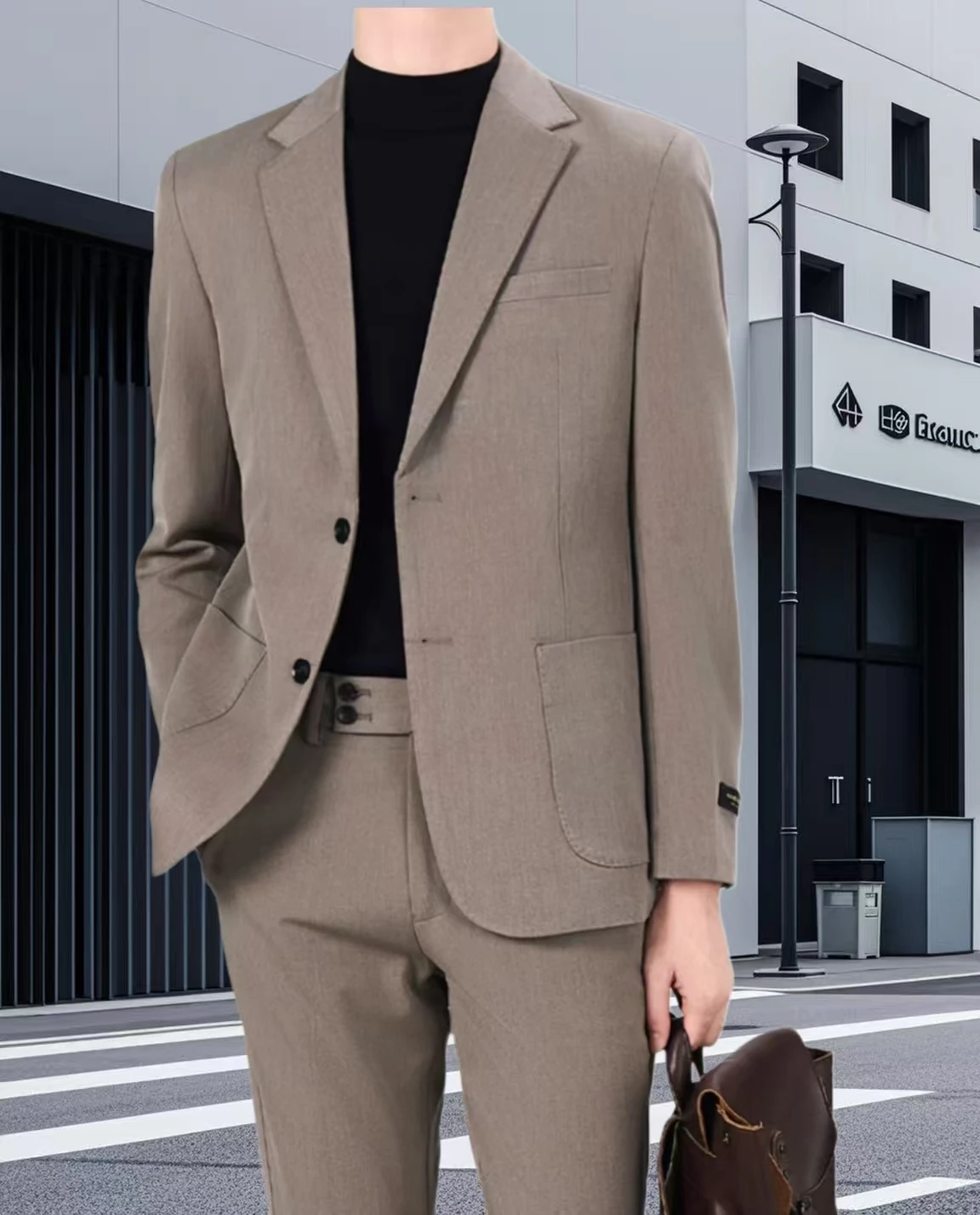 

Мужской льняной костюм, комплект из двух предметов. Элегантные вечерние платья. Мужская дизайнерская одежда. Новейший комплект пиджака и брюк. Летний пляж.