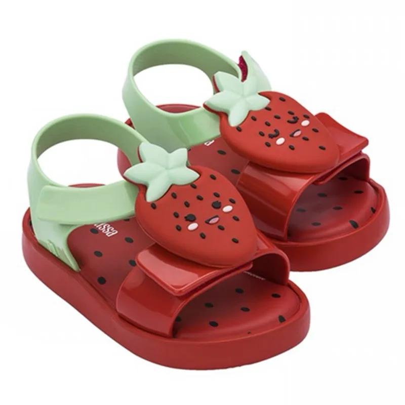 Mini Melissa Children\'s sandals summer 0-7 years old infant baby walking shoes non-slip soft soles toddler girl shoes kids shoes