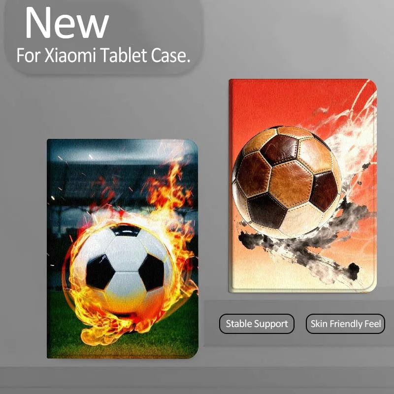 

Artistic luxury football cool Tablet Case For Xiaomi Redmi Mi Pad 4 5 6 7 8 K SE Mini Pro Plus Max 10.1 11.2 inch
