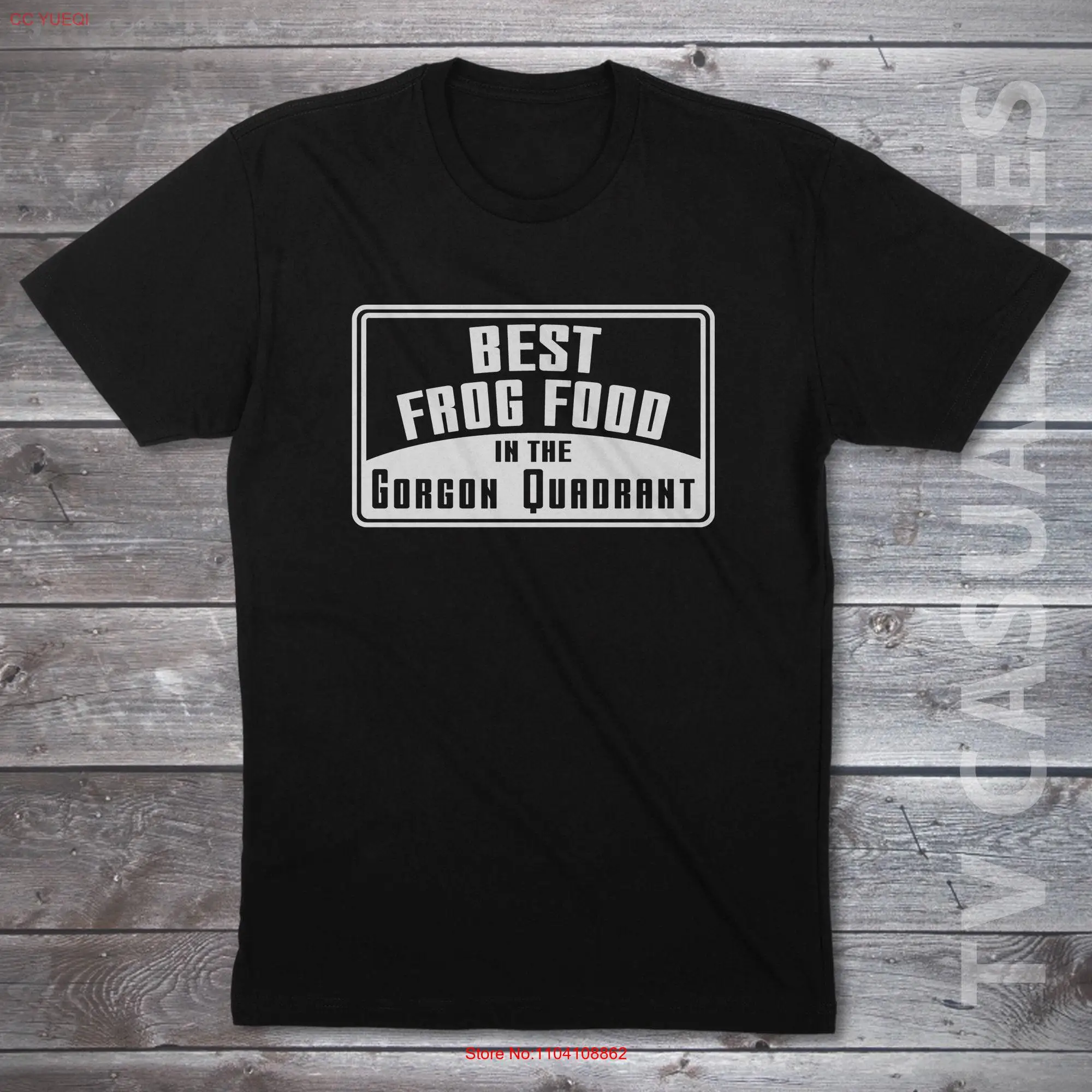 Best Frog Food In The Gorgon Quadrant Mens T shirt or Funny Pop Culture long or short sleeves