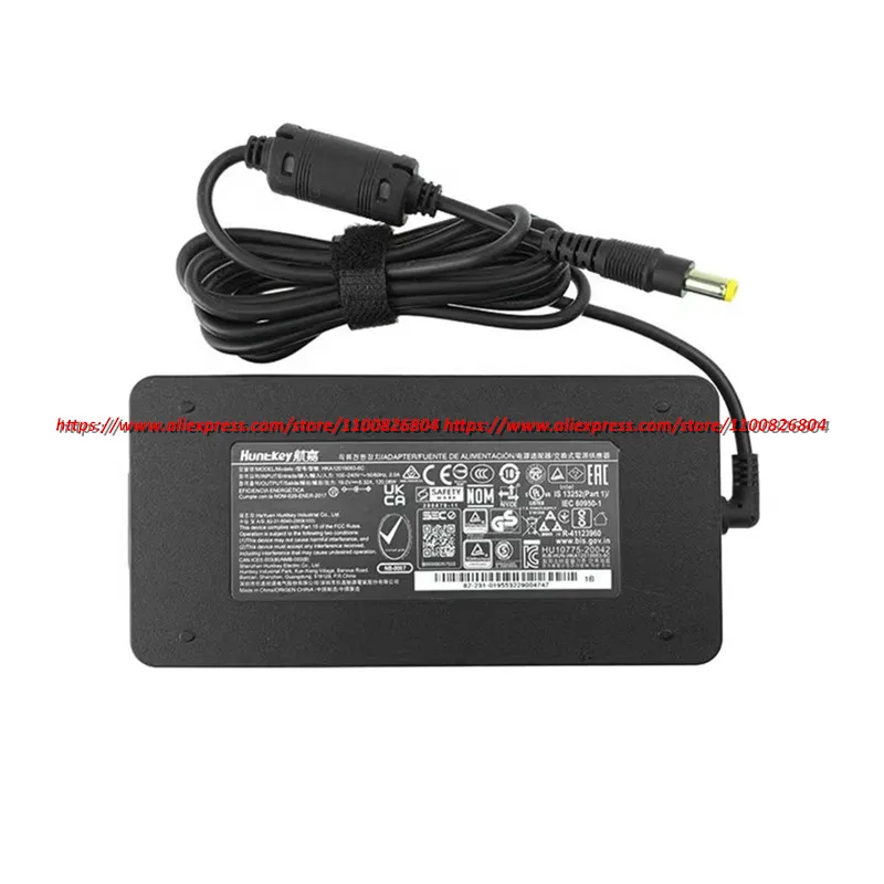 هانتكي HKA الأصلي 12019063 -6B HDZ1201-3C 19V 6.32A 120W AC محول لإنتل NUC GIMI LIGHTANK شاحن إمداد الطاقة للكمبيوتر المحمول