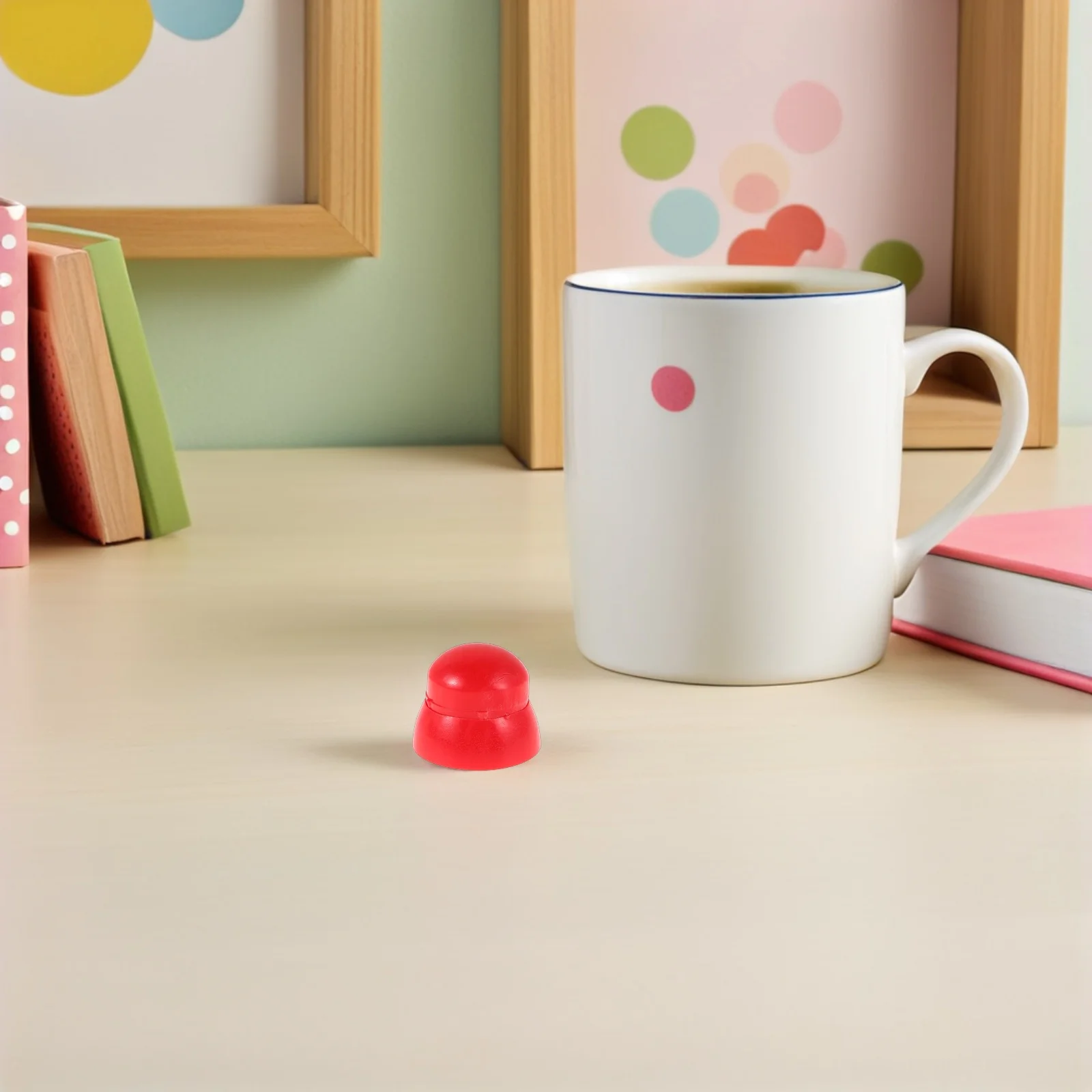 30 قطعة أغطية حماية الجوز للملعب حماة الترباس البلاستيكية المتينة في الهواء الطلق قبعات المسمار السلامة قبعات الجوز البلاستيكية الحمراء #2