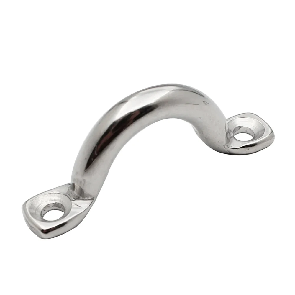 Picture 3: 2-10PCS M4-M8 Handle Stainless Steel Wire Eye Strap Boat Marine Tie Down Fender Hook Canopy Engines Accessories for Boat Yacht