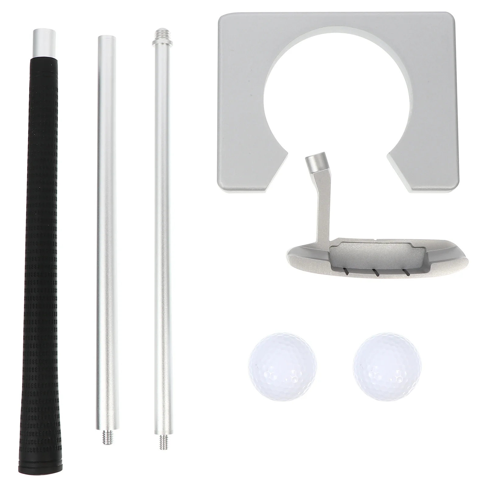 

1Set Golf Putter Folding Detachable Zinc Alloy Portable Practical Practical Training Push Rod Golfs Putter Golfs Clubs