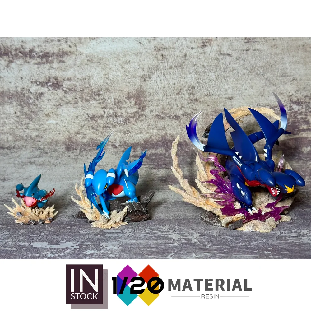 

[В наличии] World Scale Resin [DAIDAI] — Gible & Gabite & Garchomp [Split RE-MENT]