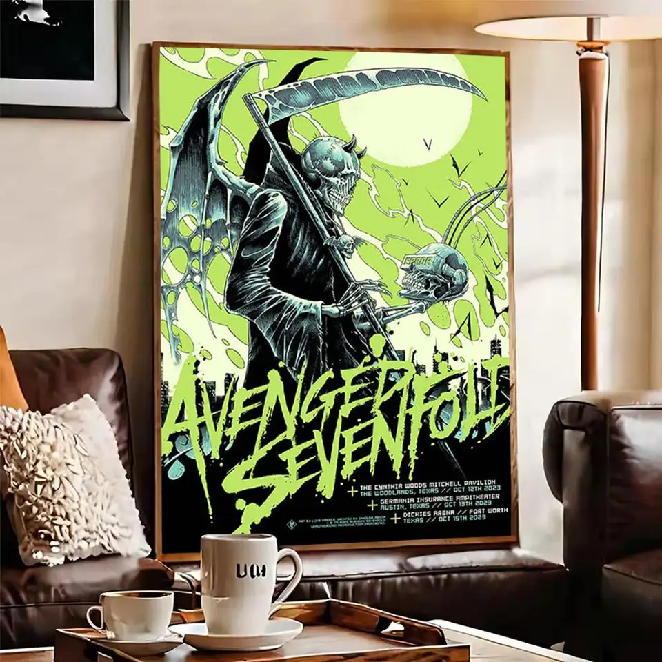 Band A-Avenged Sevenfold Poster Perfect Sticker Self Adhesive Art