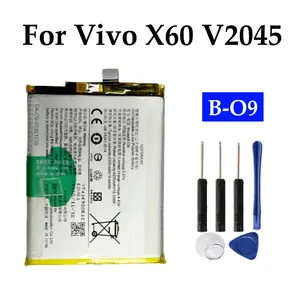 Bilashmart B O9 4300mAh High Capacity Replacement Battery Vivo X60 V2045 Mobile Phone Battery B 09 + Free Tools