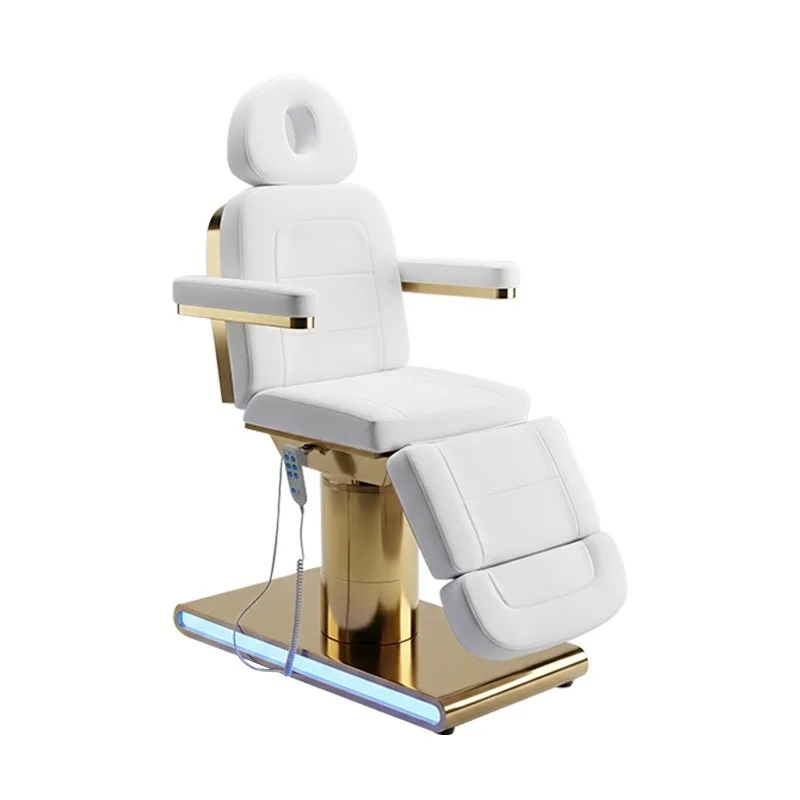High-end light luxury electric spa bed, special lifting massage massage bed for beauty salons