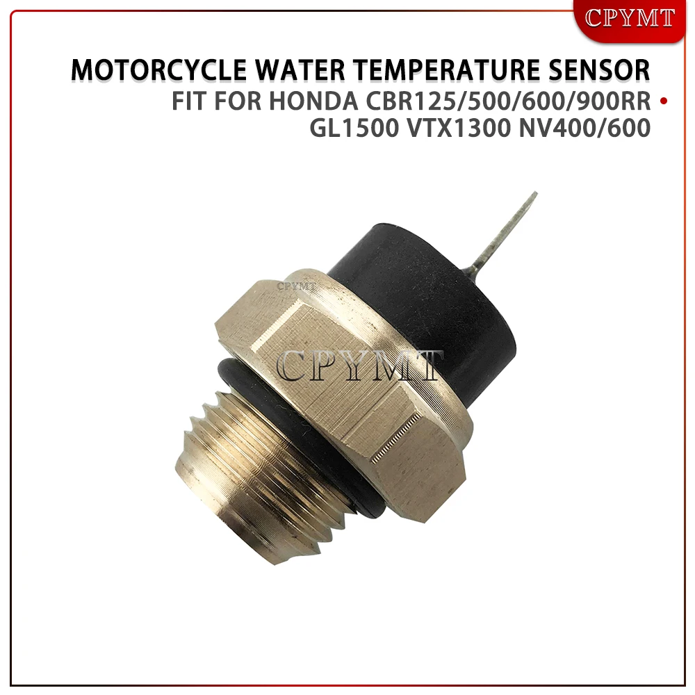 

Motorcycle Water Temperature Sensor Radiator Coolant Fan Thermostat Switch Fit for Honda CB400 Hornet 600 900 Steed 400 VT250