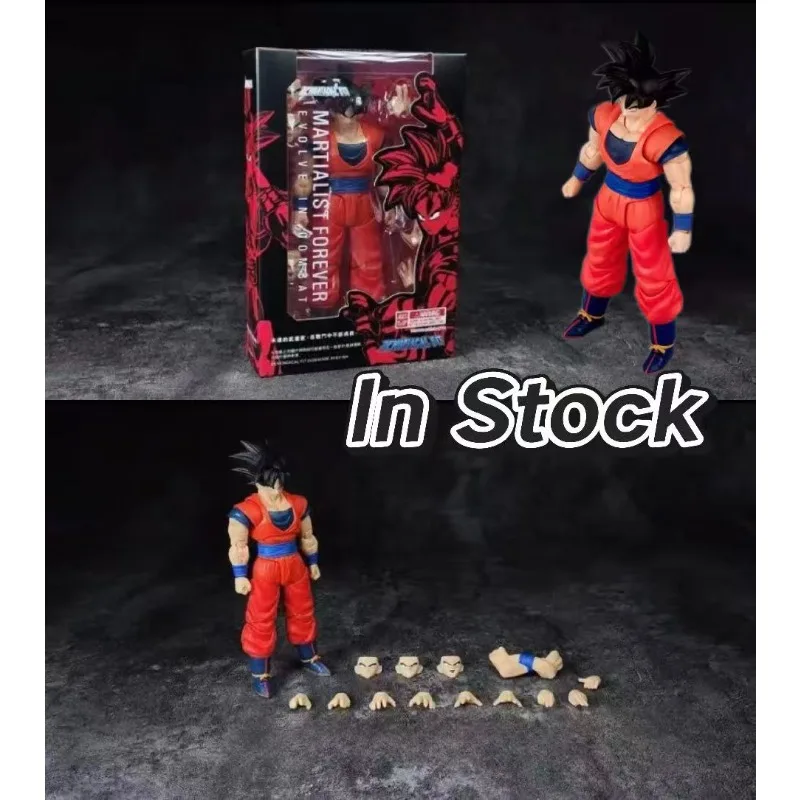 En stock, figurine Dragon Ball Demoniacal Fit Goku, Martialist Forever Evolve In Combat, DBZ Goku, figurine d'action anime, modèle de jouet, cadeau