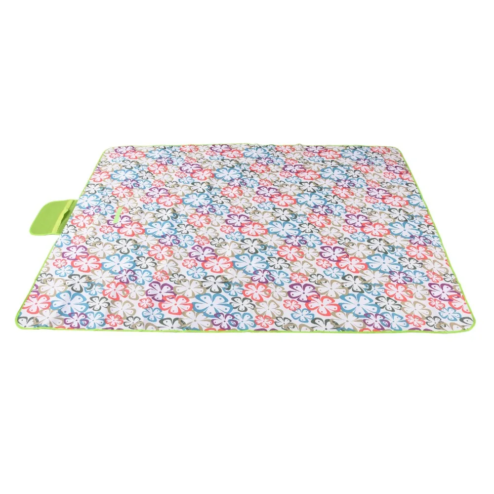 600D Oxford Cloth Picnic Blanket Large Waterproof Camping Pad Sandproof Pink Beach Blanket For Camping Traveling Picnic Beach