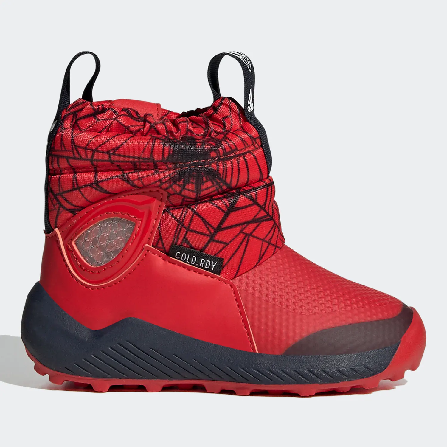 حذاء أديداس الأصلي للشتاء الجديد من Spider-Man ذو العلامة التجارية المشتركة للأطفال للثلج الدافئ FV4271 #1