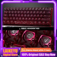 XVX Venom keycaps metal texture hollow fog transparent personality mechanical keyboard cap silver positive engraved light