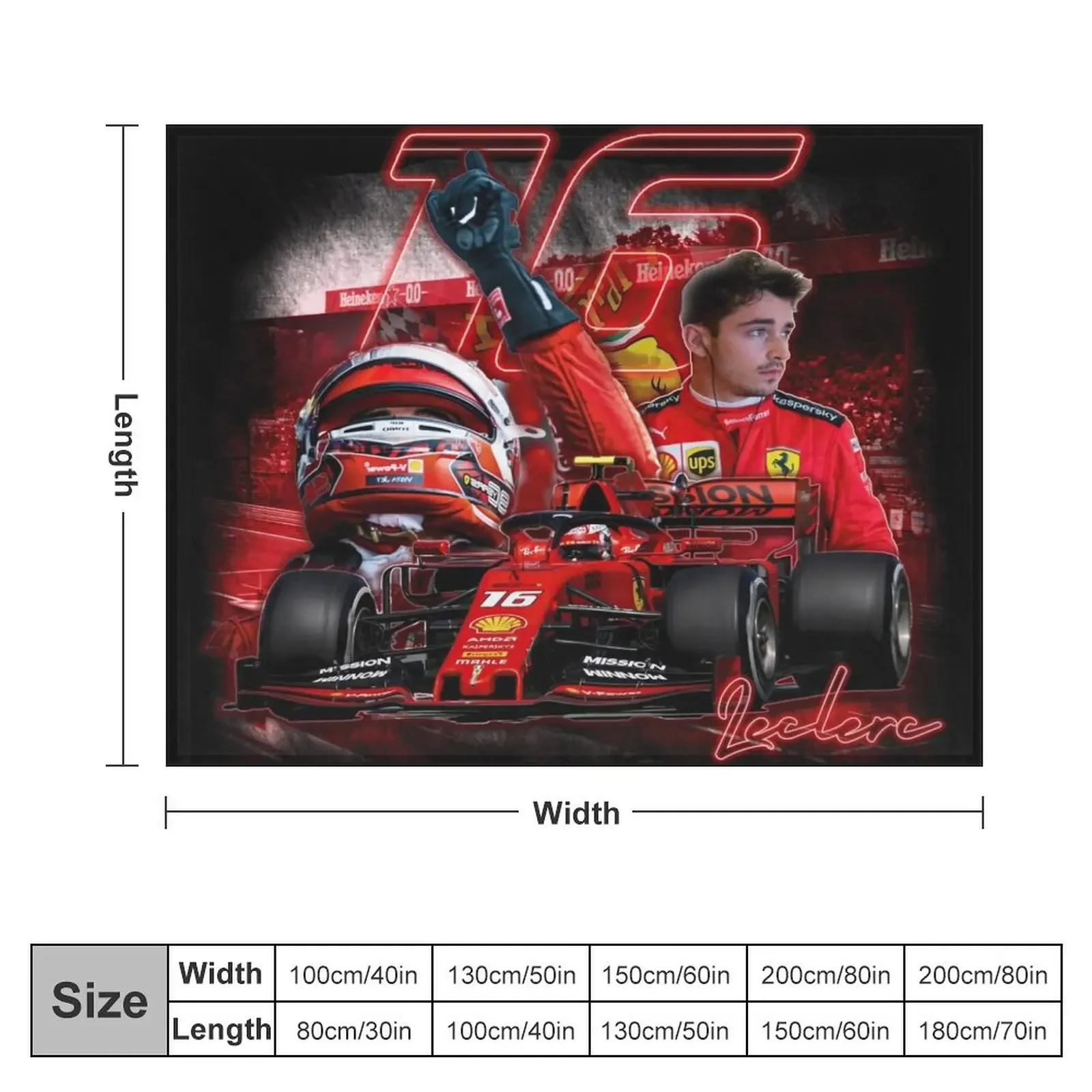 charles leclerc fan art Throw Blanket Single Luxury Thicken Luxury St Blankets