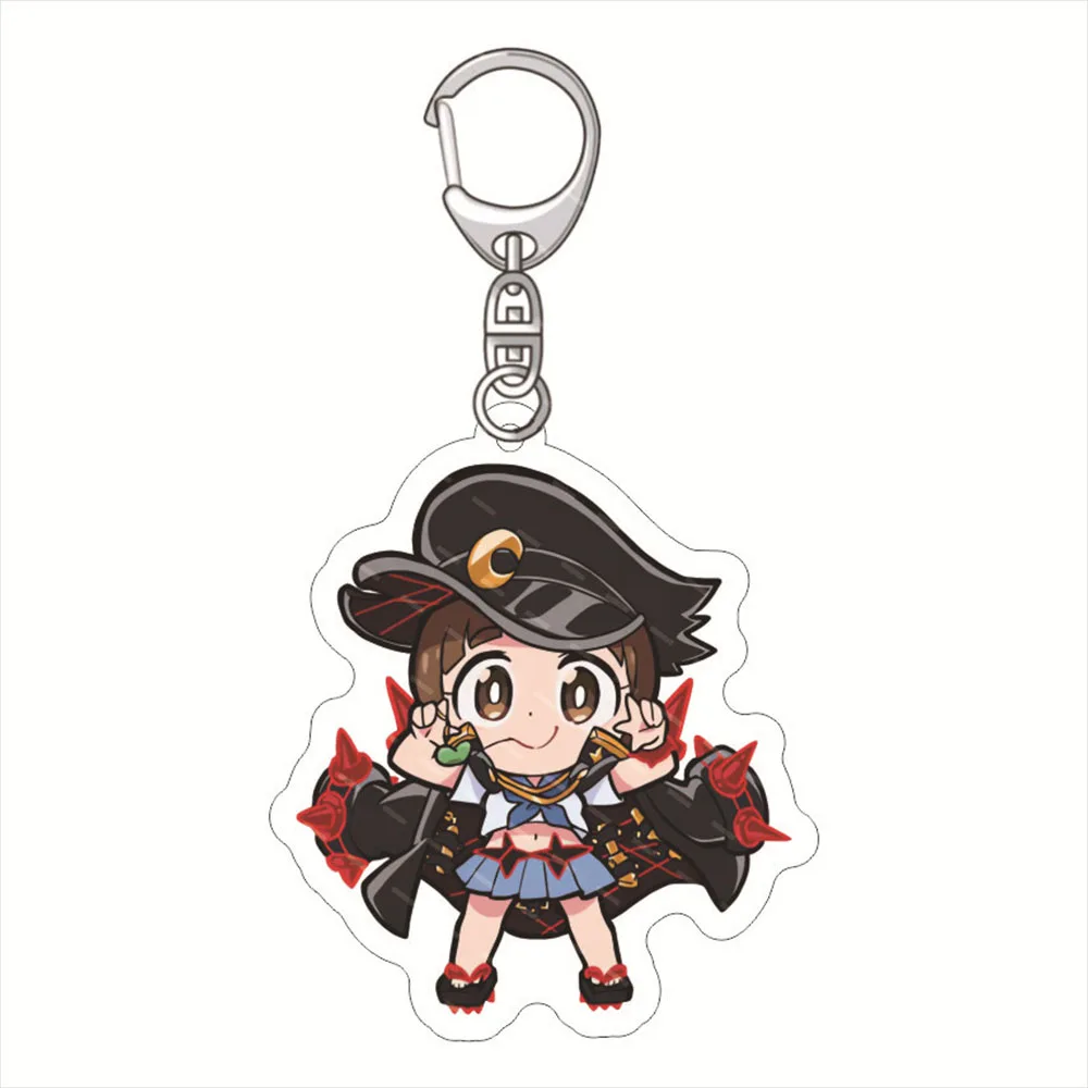 KILL la KILL Anime Acrylic Keyring Figure Model Cartoon Keychain Cosplay Cute Backpack Key Chain Pendant Accessories Fans Gift