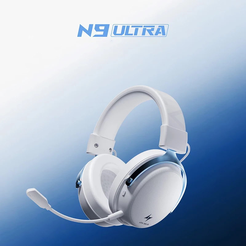 ATK Neptune N9 over-ear gaming-hoofdtelefoon met 4 modi, lange batterijduur, ruisonderdrukking – verjaardagscadeau voor jongens en meisjes