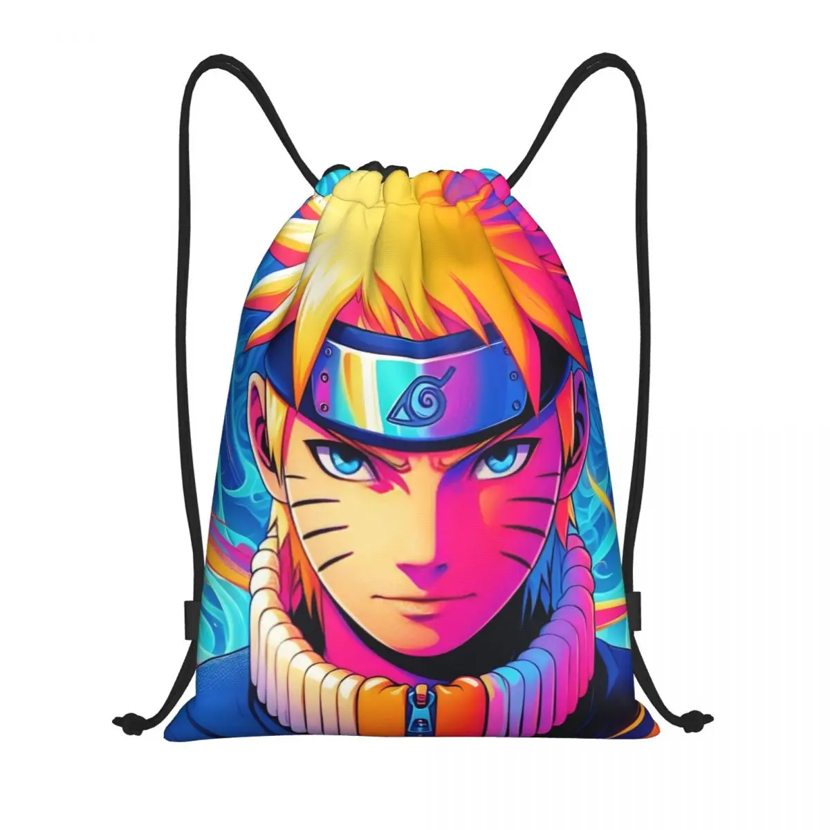 

Спортивные рюкзаки-мешки на шнурке с мультяшными персонажами Узумаки и Наруто (манга) для мужчин и женщин, легкие, для спортзала и хранения