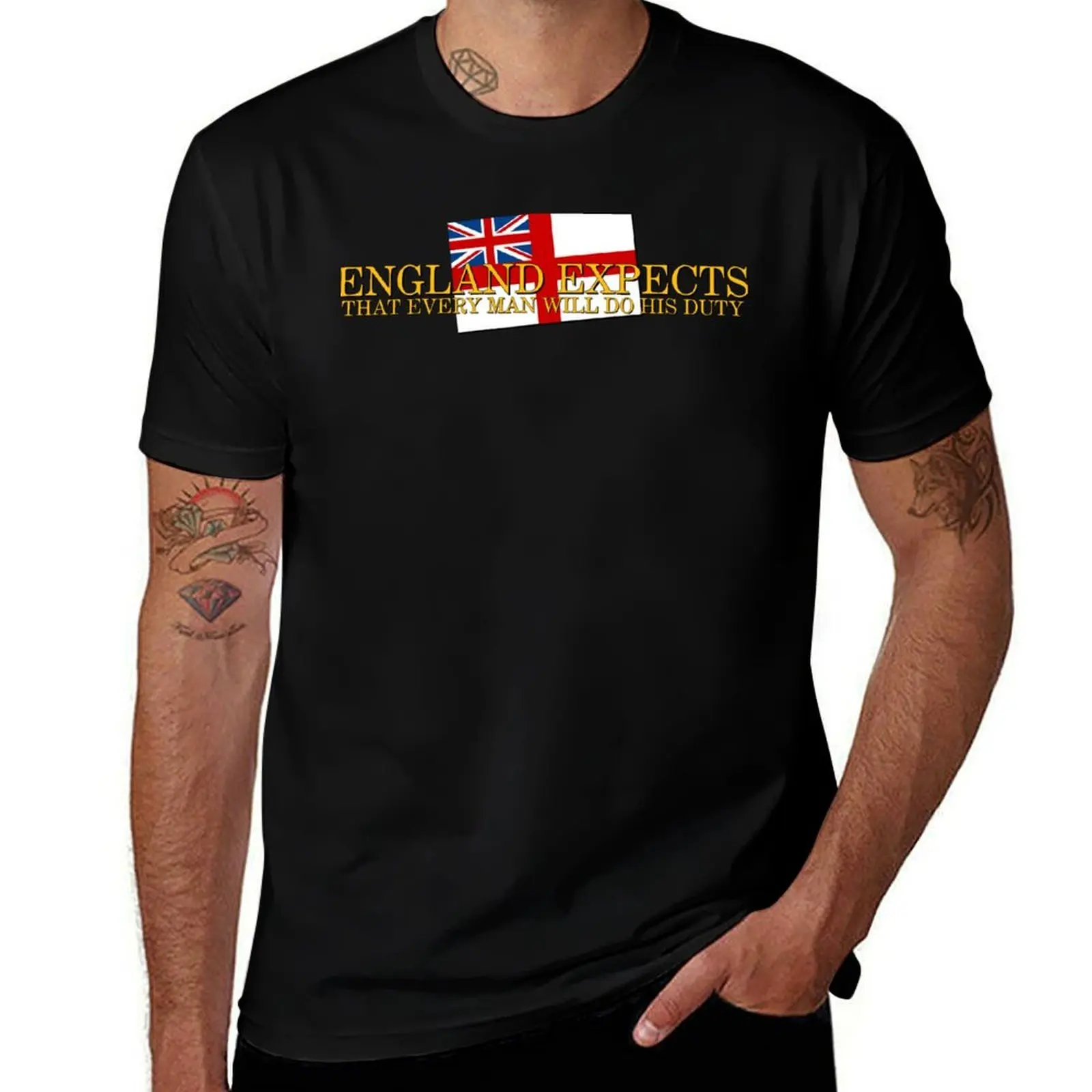 ENGLAND EXPECTS - ENSIGN T-Shirt Work Wear Breathable Tee
