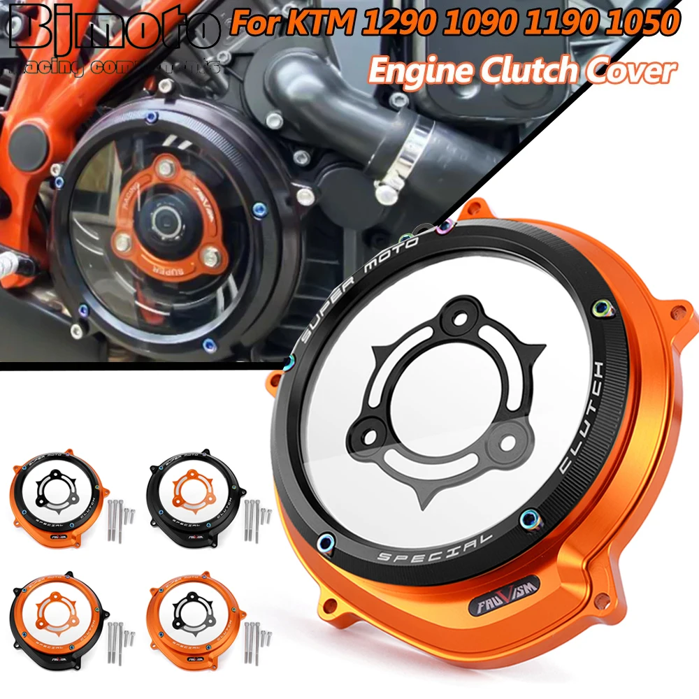 Clear Clutch Cover Protector Guard For K-TM 1290 Superduke R /GT Adventure R /T/S 1090 1190 1050 Adventure R