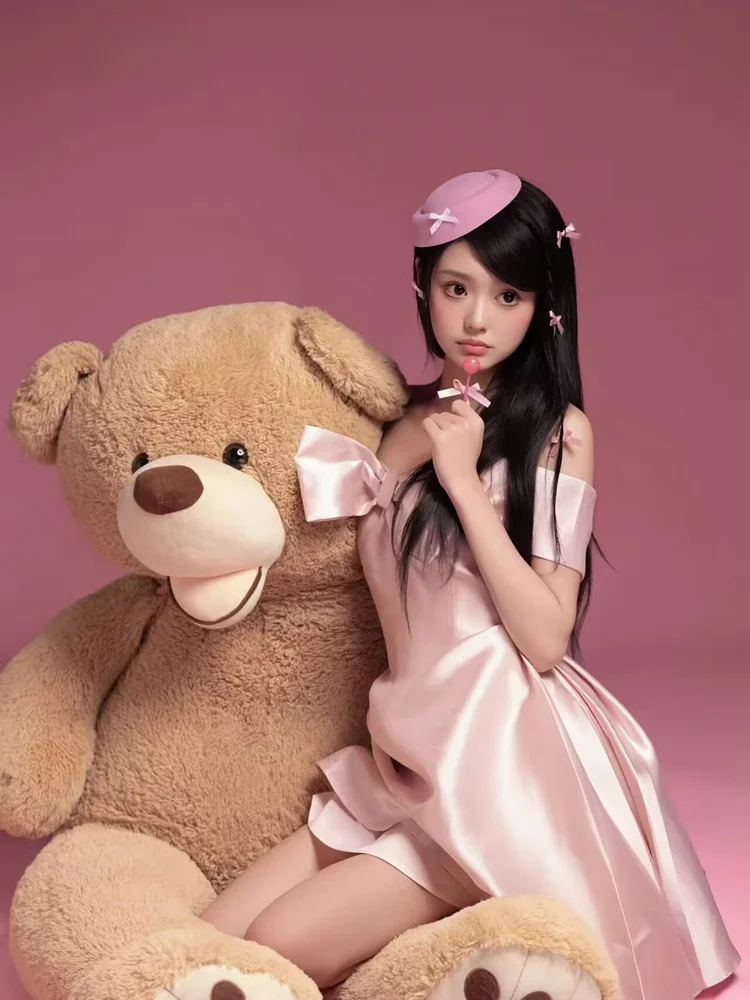 

New Strapless Art Photo Studio Korean Style Photography Sweet Ballet Girl Individual Portrait Photography