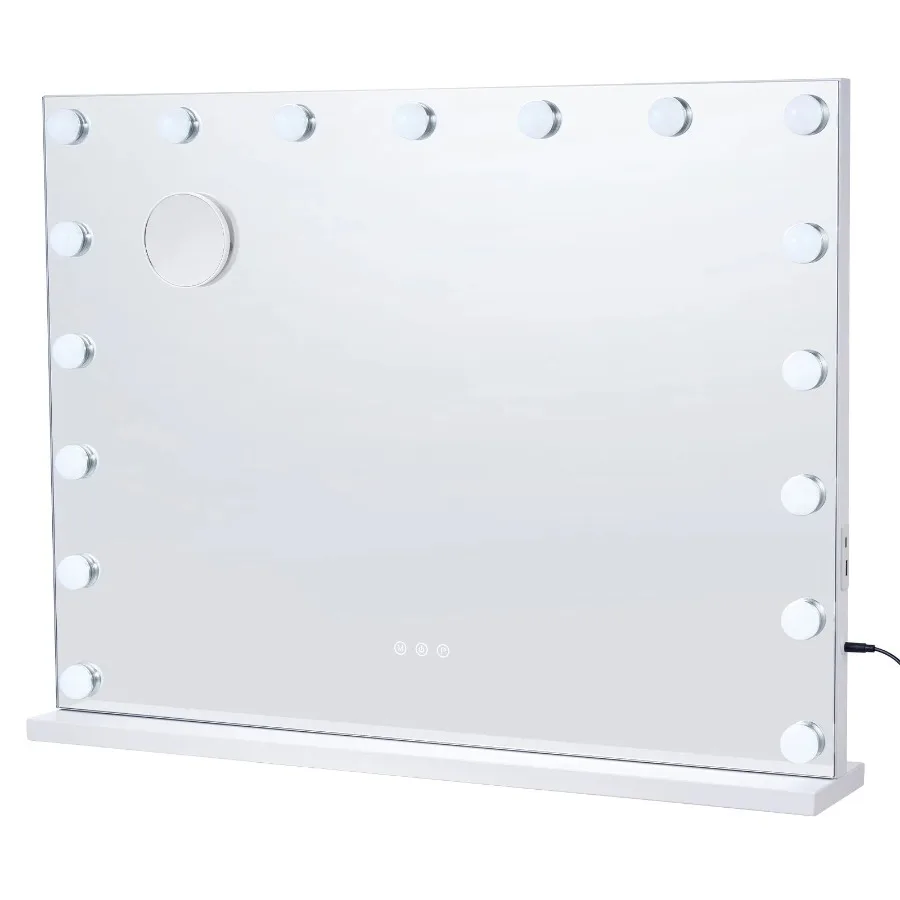 

VEVOR Vanity Mirror With Lights 23.6in USB Type C Desktop Wallmount