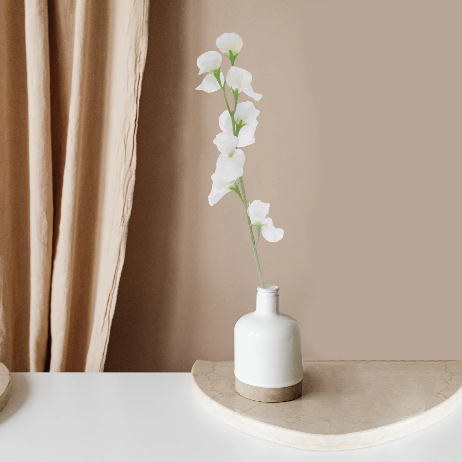 

Simulation Pea Blossom Decorative Flower Home Adornment Fake Arrangement Wreath Rustic Romantic Atmosphere Details