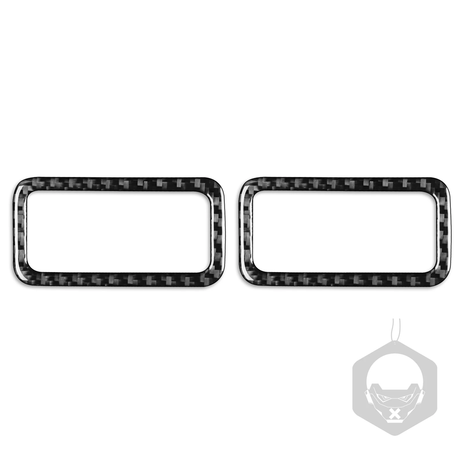 For BMW X5 E53 2000-2006 Side Defrost Air Vent Carbon Fiber Decorative Cover Trim Sticker Car Interior Auto Accessories