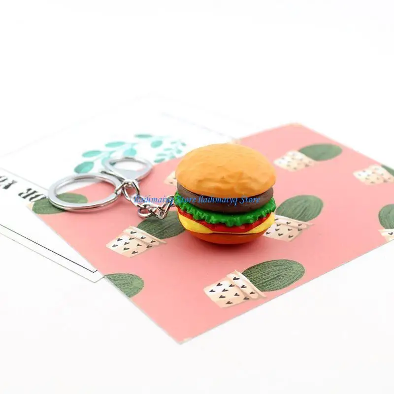 573B Lovely Simulation Pendant Keyring Handmade for Key Chain Jewelry for School for Shell Pendant Bag Orna