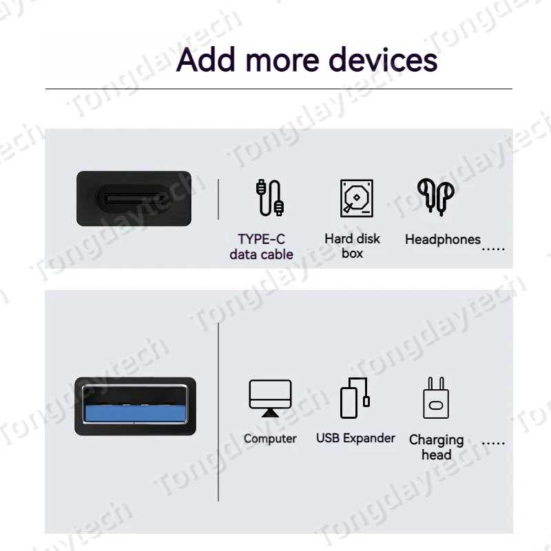 Multi USB Tipo C Cabo Adaptador de Carregamento OTG Tipo C para Usb U Disco Adaptador Usb A Tipo C para Samsung Xiaomi Phone Laptop Tablet