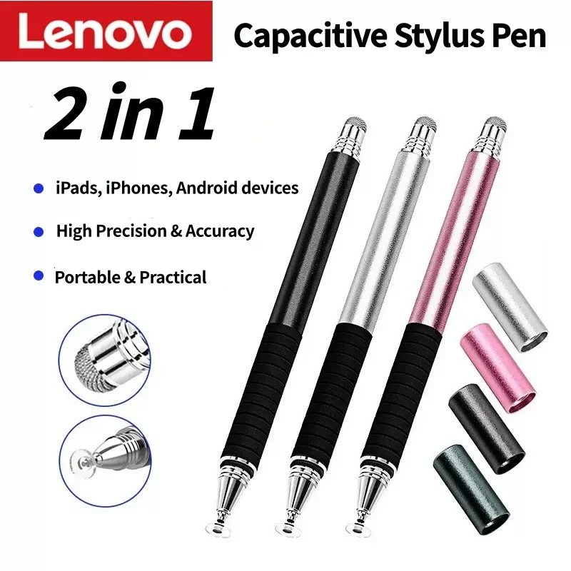 

Высокоточный емкостный стилус 2-в-1 с двумя сменными наконечниками для универсальных сенсорных экранов (iPhone, iPad, Android) для письма и рисования