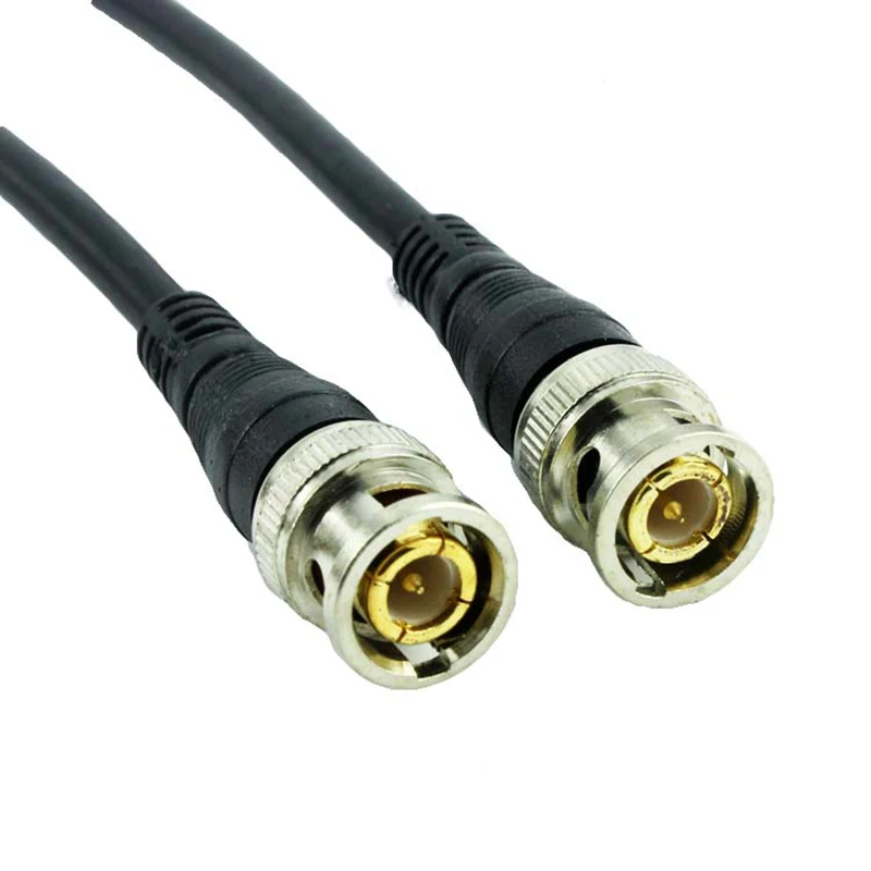 1 SZTUK 50CM(20in) 1M 2M 3M 5M 10M RG59 Przedłużacz koncentryczny BNC męski do BNC męski do kamery CCTV M/M szybka wysyłka