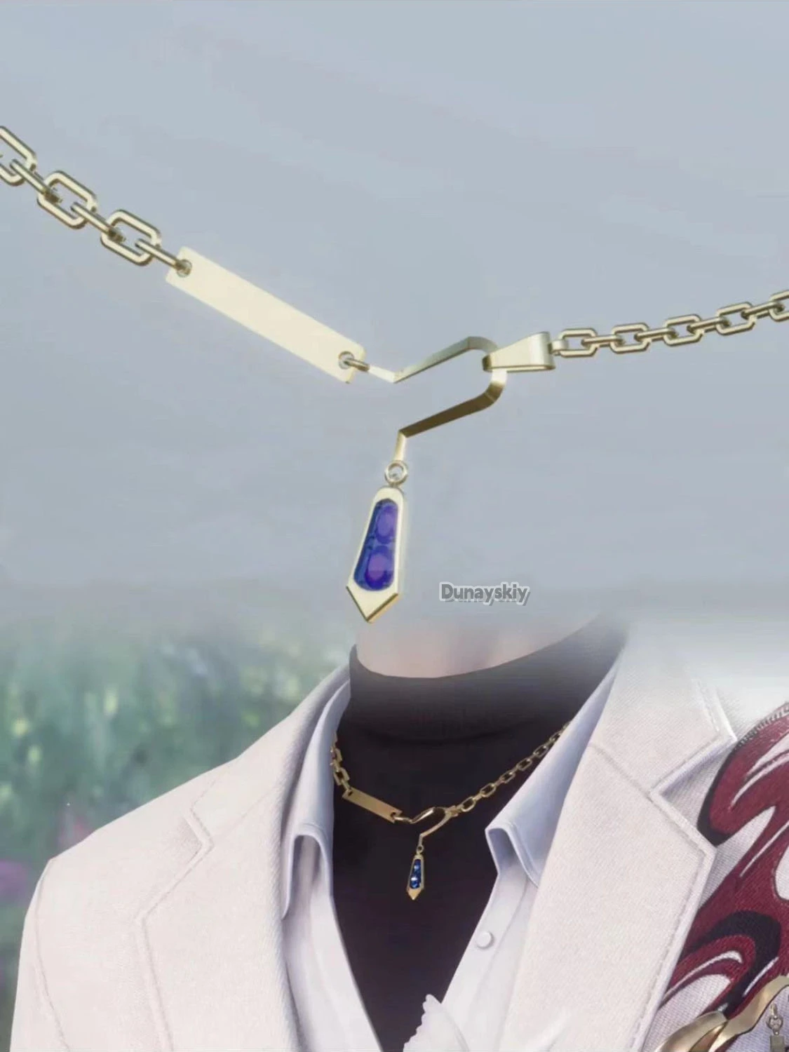 เกมความรักและ Deepspace คอสเพลย์เครื่องประดับ Rafayel Xavier Zayne บทบาทเล่น Prop เครื่องประดับ Choker อุปกรณ์เสริม Props