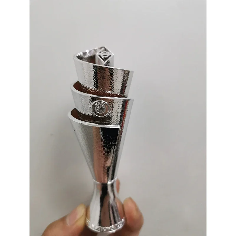 The 1/6 Size hot sale Nations league trophy small size 12CM Nations league Trophy replica Super soccer Trophy Mini Trophy Cup