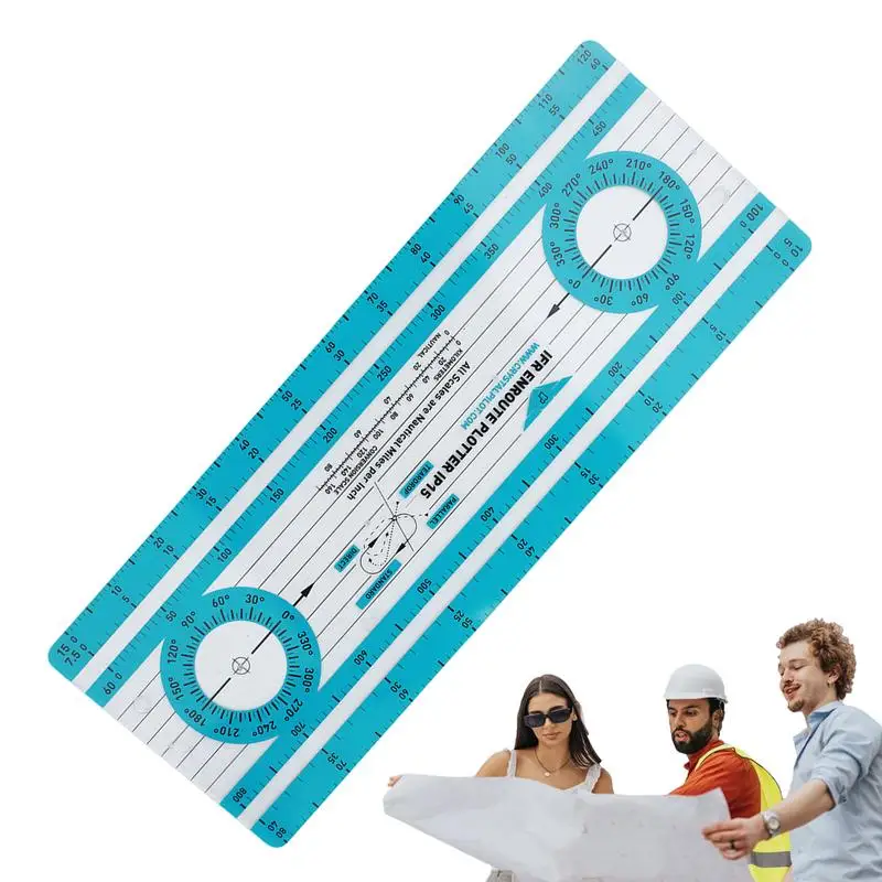 

Navigation Plotter Measuring Ruler For Surveying & Mapping Ergonomic Course Ruler For Navigators And Beginners