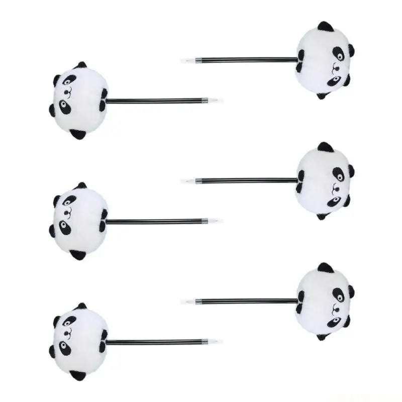 Plush Panda Ballpoint Pen Christmas Stocking Fillers for Kid Boy Girl Reward