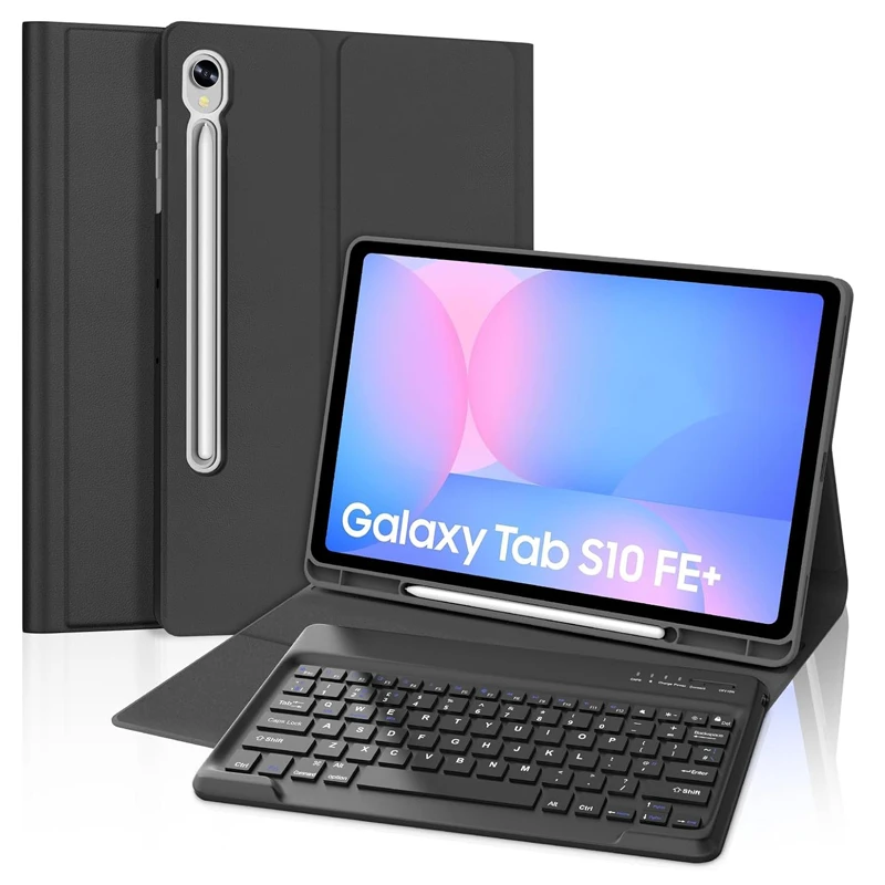

Чехол для Samsung Galaxy Tab S10 Lite 10.9", S10 FE 10.9", S9 FE 10.9" со съемной Bluetooth-клавиатурой, чехол для Samsung Tab S9 11"