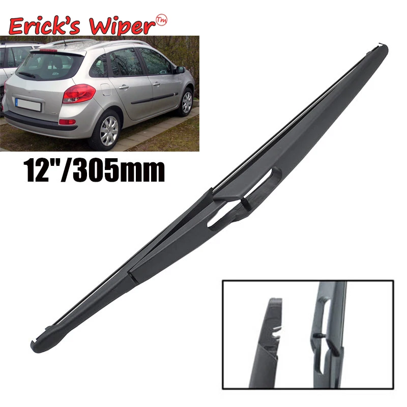 

Erick's Wiper 12" Rear Wiper Blade For Renault Clio 3 III Grandtour KR Estate 2007 - 2012 Windshield Windscreen Window