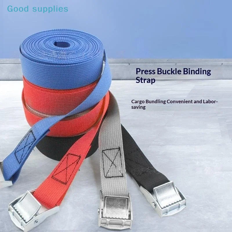 1Pcs Buckle Tie 1/2/3/4/5 Meters For Down Belt Cargo Straps Car Motorcycle Bike Strong Metal Buckle Ratchet Tow Rope For Luggage