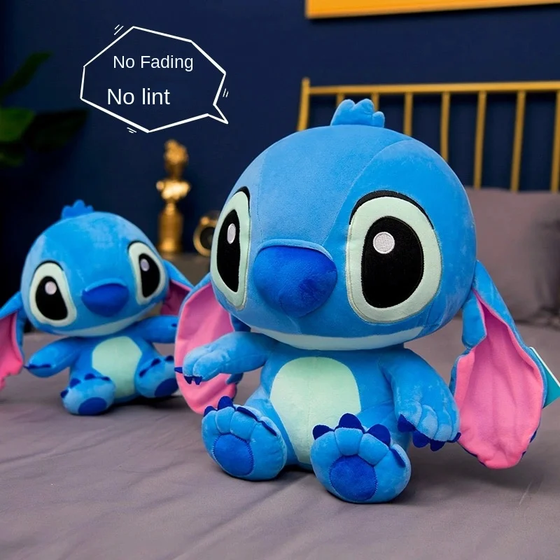 35-65cm Genuine Disney Kawaii Giant Stitch Plush Toy Cute Anime Peripheral Plush Stuffed Doll Children\'s Birthday Christmas Gift