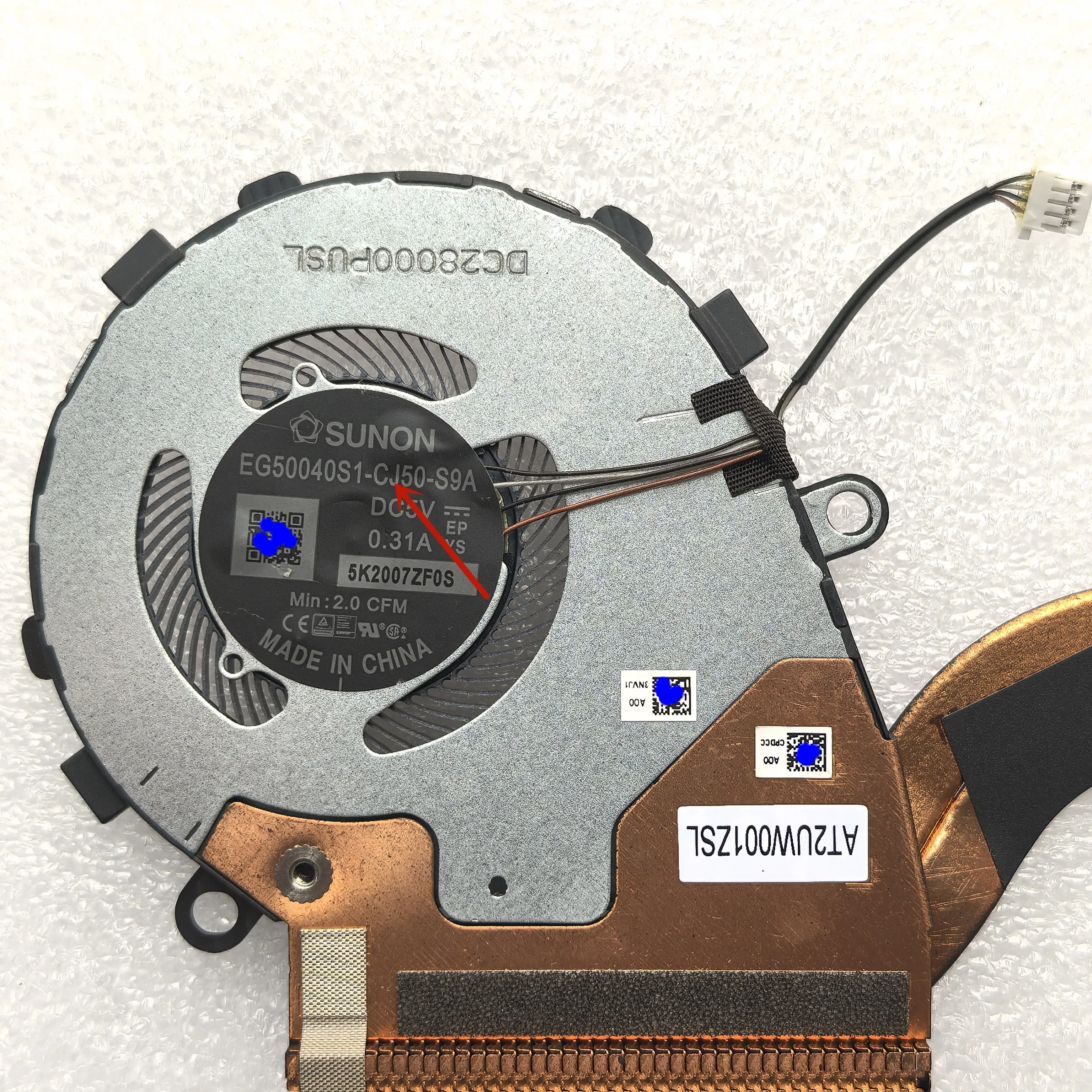 Beke New Original For DELL Latitude 7310 / 7310 2-in-1 Laotop Cooling Fan 03NVJ1 0YW81W 3NVJ1 YW81W Heatsink Fast Ship