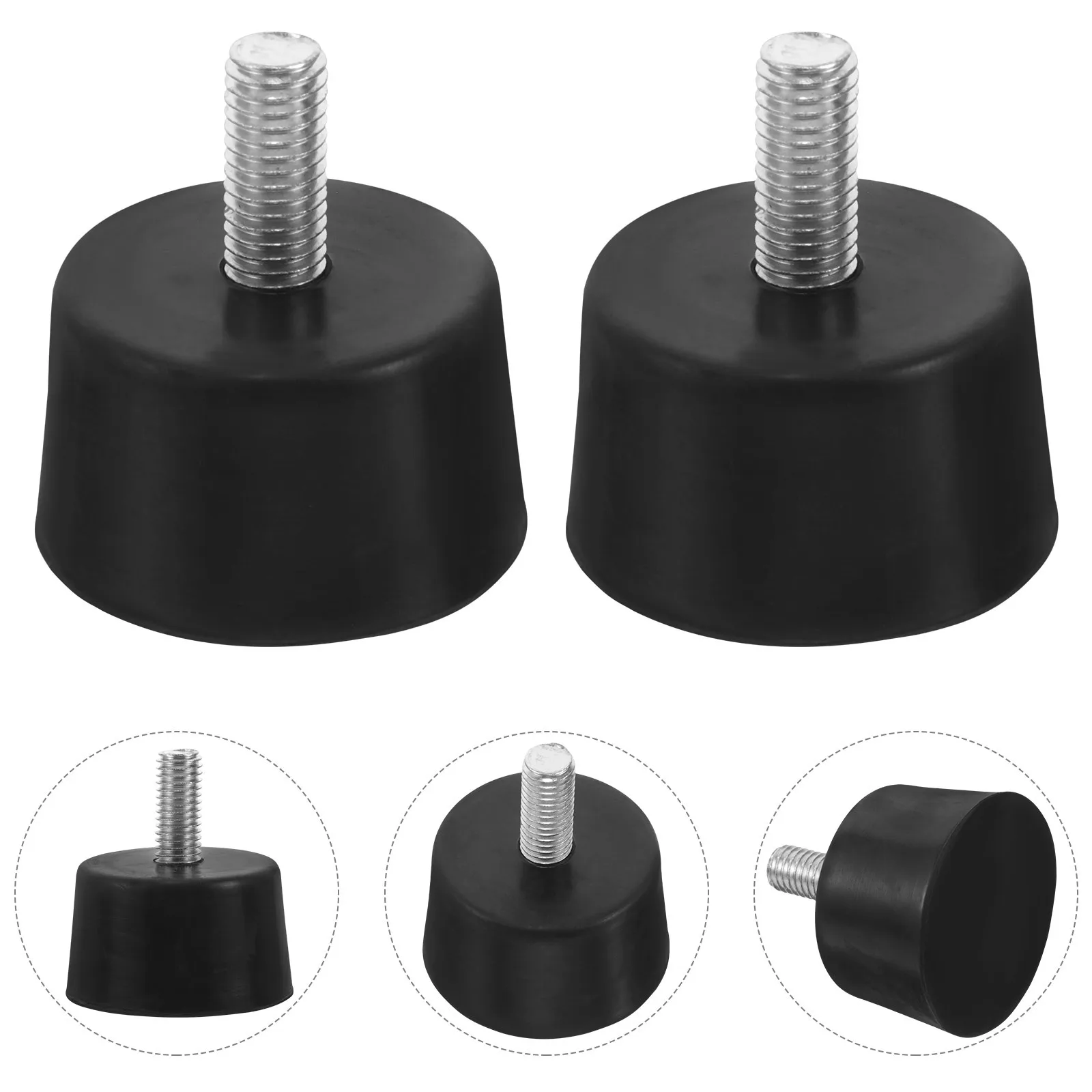 

4pcs Rubber Feet Levelers Adjustable Furniture Leveling Pads For Table Chair Cabinet Sofa Heavy Duty Floor Protection