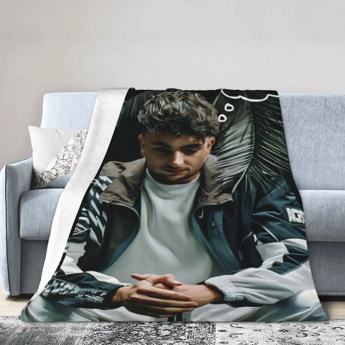 INOXTAG Thinking Design An Ultra-Soft Micro Fleece Blanket