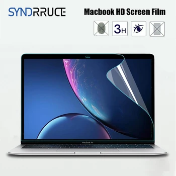 MacBook için ekran koruyucu tüm modeller hava 13 M1 M2 Pro 13 14 15 16 dokunmatik Bar Max kapak HD Film yumuşak koruma aksesuarları