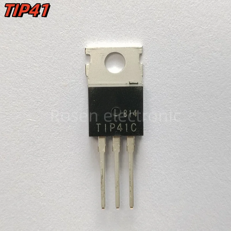 10pcs/5pairs 100% New Imported Original TIP41C TIP42C TIP41 TIP42 PNP TO-220 Darlington Power Transistor Tube 6A 100V IC Chipset