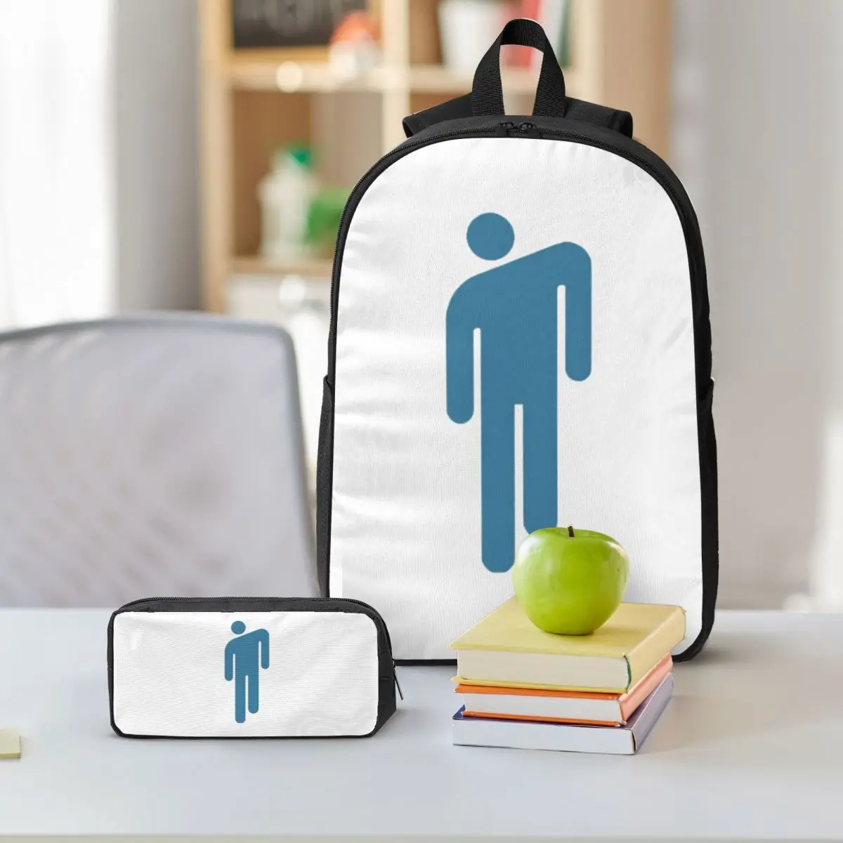 Hit Me Hard And Soft Music Album Backpack Student BookBag School Bag Shoulder Bags 3ps Insulated Lunch Bag Pencil Case